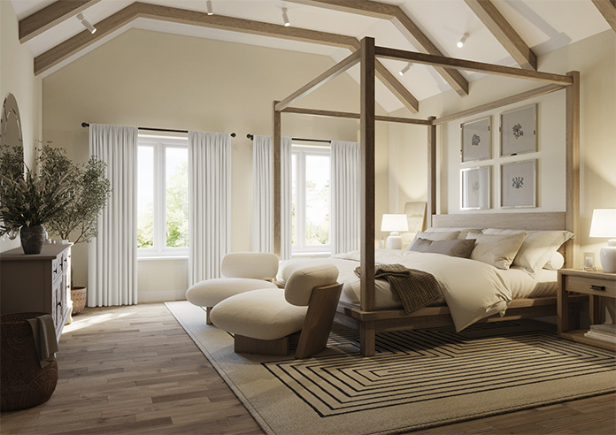 Windermere, Oyster - Made to Measure Curtains - Image 7